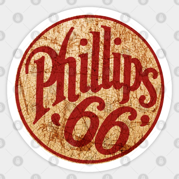 Phillips 66 Vintage oil and gas Sticker by Midcenturydave